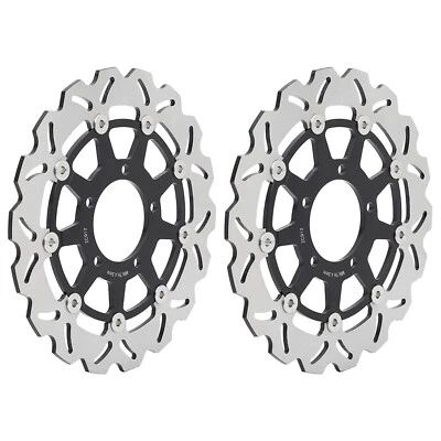 Front Disc Brake Rotors for Kawasaki ZX-10R Ninja 1000 2004-2007 Z 1000 07-13 12 - Image 1 of 4