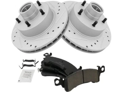 Kit de pastillas de freno y rotor delantero para Chevrolet Camaro 1970-1978 14429VJ 1975 1971 Foto 1 de 2