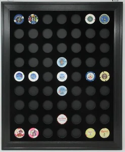63 CHIP POKER CASINÒ (NON INCLUSI) CORNICE DISPLAY DA PARETE 16"" x 20" - Foto 1 di 4
