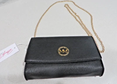 New Marilyn Monroe Cross Body Clutch Purse, Wallet, Hand Bag Stitch  gold chain - Image 1 of 4