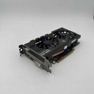 Sapphire AMD Radeon HD7850 2GB DDR5 PCIe 299-1E221-000SA Dual-X DVI-D DVI-I - Image 1 of 4