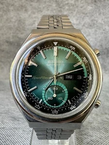 Overhauled Seiko 5 Sport Speed Timer 6139-7060 Chronograph Automatic Men's Watch - Picture 1 of 10
