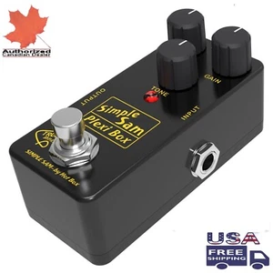 Simple Sam Plexi Box BRIT Amp Sim Distortion Guitar FX Pedal Astonishing Tone ✅ - Picture 1 of 12