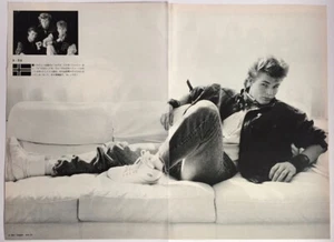 A-ha Morten Harket Paul Magne Furuholmen 1986 CLIPPING JAPAN MAGAZINE ML 2F 3P - Picture 1 of 4