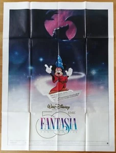FANTASIA walt disney affiche cinema originale 160x120 R80s - Picture 1 of 1