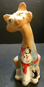 Fenton LE Pintado a Mano Guiño Caramelo Callejón Gato Tiempo de Juego Pingüinos Kibbe #10/23 - Imagen 1 de 10