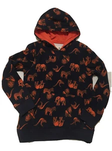Rustic Blue Boys Hooded Sweatshirt Size 7 Blue & Orange New With Tag - Picture 1 of 8