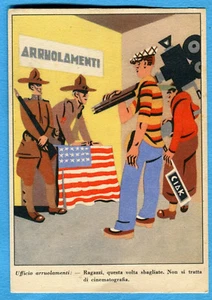 "SEGUNDA GUERRA MUNDIAL - ITALIA - FRANQUICIA ILUSTRADA ""OFICINA DE ALISTAMIENTOS..." (1532-130) - Imagen 1 de 2