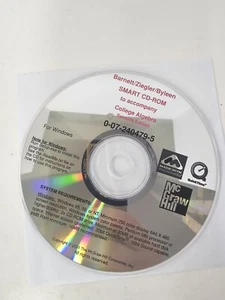barnett/ziegler/byleen smart cd rom college algebra 7th edition - Picture 1 of 1