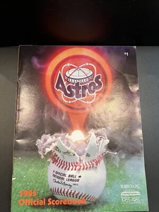 1985 Houston Astros Official Scorebook - Picture 1 of 7