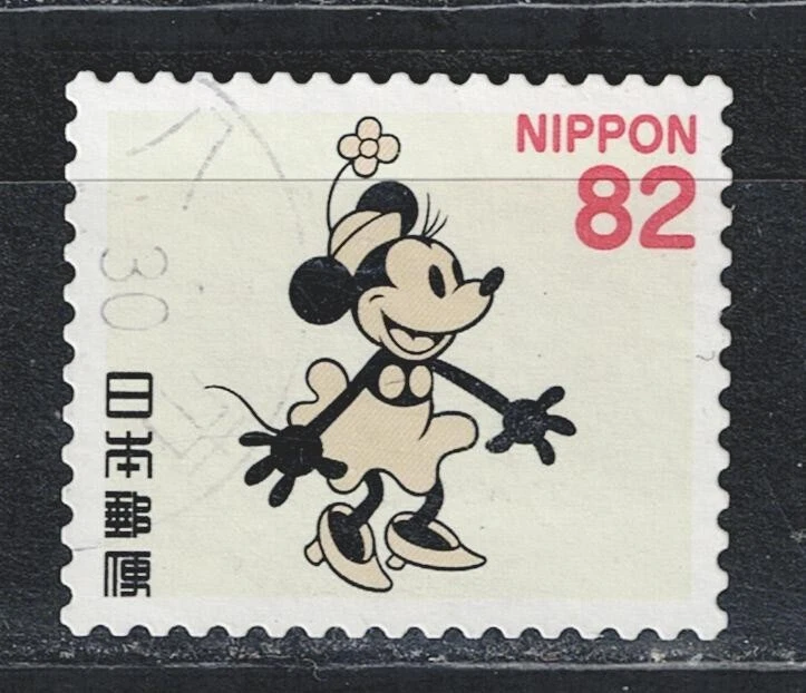 Japan Disney character Mini Mouse stamp 1992 A-40 - Image 1 of 1