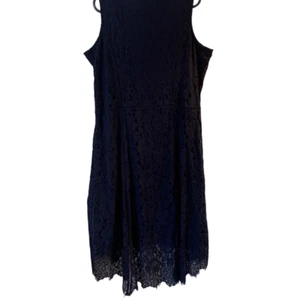 Gebrauchtes Isaac Mizrah Live Damenkleid Kleid lila Spitze Gr. XLP klassischer Stil - Bild 1 von 15