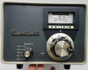 VTG Yaesu Musen FV-101B Ham Radio External VFO & 4-Crystal Selector NOT TESTED - Zdjęcie 1 z 11