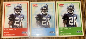2004 Fleer Tradition Ken Hamlin Orange Blue Green Variation Lot Seahawks - Picture 1 of 2