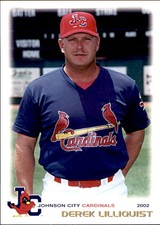 2002 Johnson City Cardinals Grandstand #59 Derek Lilliquist Coach Baseball Card