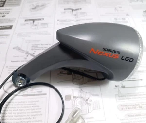 SHIMANO NEXUS LED Bike Front Head Light For HUB Dynamo 6V 2.4W Light Sensing - Picture 1 of 4