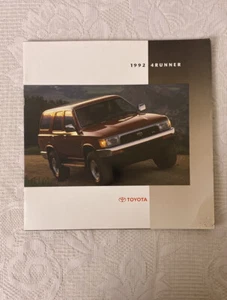 Toyota 4Runner 1992 original Autohaus Verkaufsprospekt Katalog - Bild 1 von 10