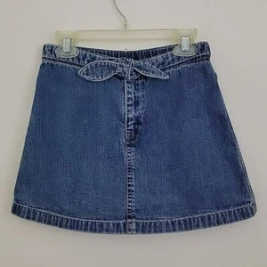 Gap Blue Denim Skorts Girls 8 - Picture 1 of 11