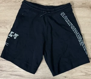 Zara Shorts size 11 / 12 black drawstring waist zip pockets - Picture 1 of 13