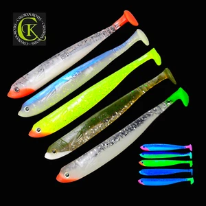 5x 13cm Gummifisch UV Stint Kauli Uklei Ukel Kunstköder SoftBait Zander Barsch - Bild 1 von 1