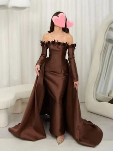 Sexy Evening Dress Classic Beaded Occasion Gown Elegant Floor Length Prom Dress - Picture 1 of 6