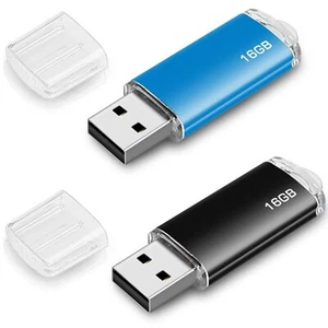 lUCKGOOD886 Cle USB 16 GO Lot de 2 USB Clef 16GO USB 2.0 Flash Drive 16GB Clé... - Photo 1/9
