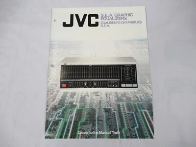 JVC Equalizers EQ SEA-80 SEA-70 SEA-R7 SEA-40 Original Catalogue brochure Japan - Image 1 of 4
