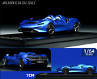 GB LCD 1:64 Blue McLaren Elva Racing Sports Model Toy Diecast Metal Car New Box