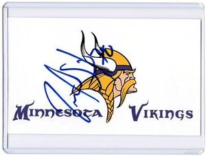 JEREMIAH SIRLES NFL Vikings Auto Autographed Signed 3x5 Index Card - Picture 1 of 1