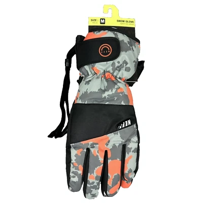 Neff Men's Water resistant Ski Snowboarding Cold Weather Winter Gloves Camo Sz M - Image 1 of 4