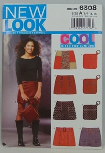 New Look 6308 skirt and bag pattern junior sizes 3/4-13/14 - Bild 1 von 2