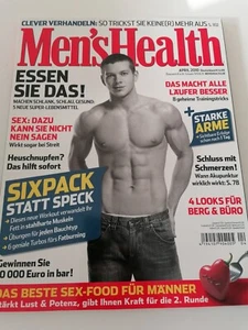 Men`s Health - Magazin April (neu) Sixpack, Schmerzen, Food, Verhandeln, Sport - Bild 1 von 1