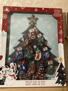 Disney Dodici Giorni di Chiavi Calendario dell'Avvento Decorazione Natalizia 12 Chiavi/Calze - Foto 1 di 2
