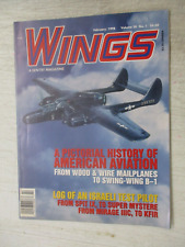 WINGS MAGAZINE FEBRUARY 1998 PICTORIAL OF AMERICAN AVIATION ISRAEL TEST PILOT