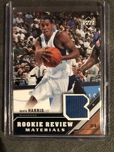 2005-06 Upper Deck Rookie Review Materials Devin Harris Jersey Mavericks - Picture 1 of 2