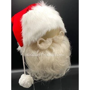 Yak Haar Weihnachtsmann Bart & Schnurrbart Set Theater Menge Versand aus USA Neu - Bild 1 von 10