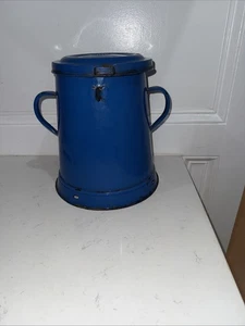 RARE VINTAGE BLUE GRANITE WARE CHESTNUT ROASTER - Picture 1 of 8
