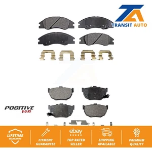 Front Rear Semi-Metallic Brake Pads Kit For Kia Spectra Spectra5 KPF-100037 - Picture 1 of 9
