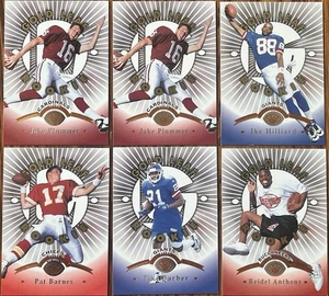 (6) 1997 Leaf Rookies Barber, Plummer, Hillard, Barnes, Anthony. - Bild 1 von 2