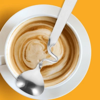  2pcs Acciaio inossidabile Acciaio di agitazione Cucchiai antiruggine - Immagine 1 di 4