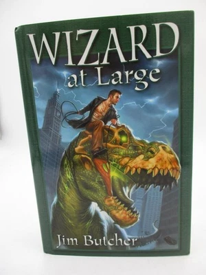 SIGNED FIRST 1st Edition Wizard at Large Jim Butcher Hardback HB HC Sci Fi - Image 1 of 3