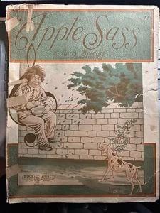 1914 St. Louis 11x14 Ragtime Noten APPLE SASS von Belding - Bild 1 von 2