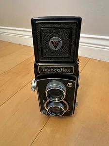 Vintage Toyocaflex Kamera mit Ledertasche - KOSTENLOSER innerer Versand! - Bild 1 von 16