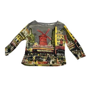 Camiseta de Colección Moulin Rouge Paris Estampado Novedad Manga Larga, Camiseta Artística Única - Imagen 1 de 7