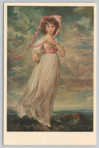 Pinkie Huntington Bibliothek Kunstgalerie Portriat Sit Thomas Lawrence Vintage Postkarte - Bild 1 von 2