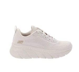 Skechers Scarpe SK117385 Sneakers Donna in Tessuto Bianco Chiusura Lacci - Imagen 1 de 8