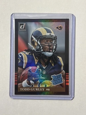 Panini Donruss Todd Gurley 2015 clasificación novato Foto 1 de 2