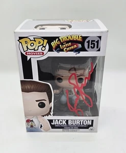 Kurt Russell Signed FUNKO POP Big Trouble Little China Jack Dutton #151 SWAU - Picture 1 of 4