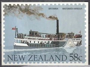 New Zealand Scott 795-8 - Complete Set of 4 Ferry Boats - Picture 1 of 1