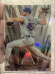 2024 Leaf Metal Baseball Christian Scott Rookie Silver /185 NY Mets RC - Bild 1 von 2